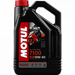 Масло моторное MOTUL 7100 4T 10w40 SN/MA2 (4л) синт. 104092 ХИТ