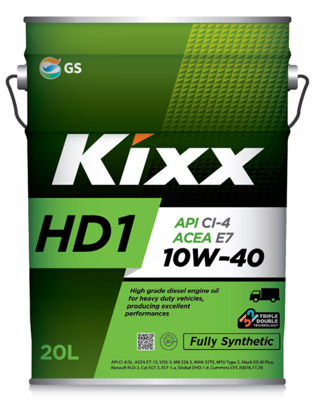 Масло моторное KIXX HD1 10w40 CI-4/SL (20л) синт.  L2061P20E1