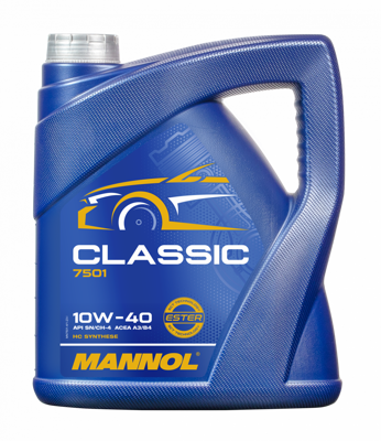 Масло моторное MANNOL CLASSIC 10w40 A3/B4 SN/CH-4(4л) п/с.