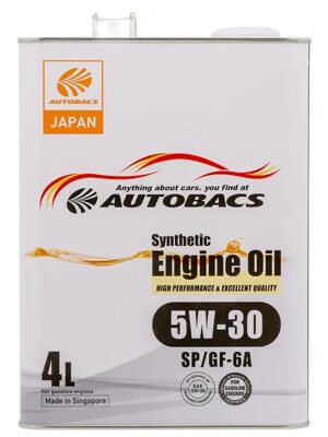 Масло моторное AUTOBACS ENGINE OIL 5w30 SP/GF-6A (4л) синт. Сингапур ХИТ