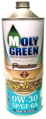 Масло моторное MOLY GREEN PREMIUM 0w30 PAO SP/GF-6A (1л) синт.