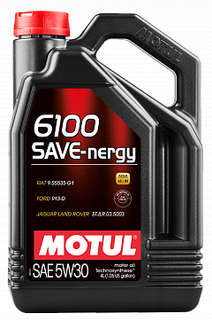 Масло моторное MOTUL 6100 SAVE-NERGY 5w30 A5/B5 (4л) синт. 109378 ХИТ