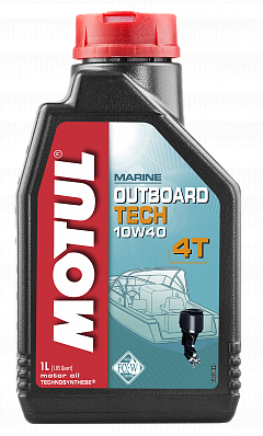 Масло моторное MOTUL OUTBOARD TECH 4T 10w40 FC-W (1л) 106397 ХИТ