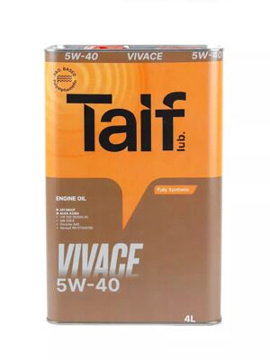 Масло моторное TAIF VIVACE 5w40 SN/CF (4л) синт.