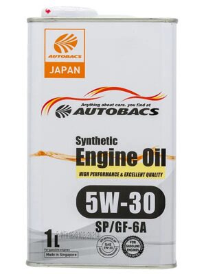 Масло моторное AUTOBACS ENGINE OIL 5w30 SP/GF-6A (1л) синт. Сингапур ХИТ