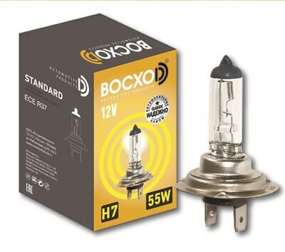 Лампа галоген Восход H7 12v 55w Standart    80517