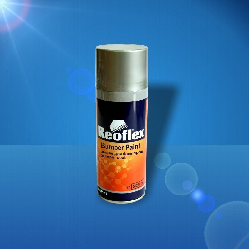 Эмаль Reoflex для пластика бамперов графит аэрозоль (520 мл)