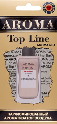 Ароматизатор TOP LINE картон №4 по мотивам D&G 3 L'Imperatrice