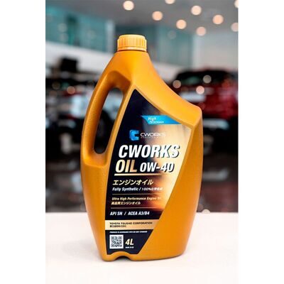 Масло моторное CWORKS OIL 0w40 A3/B4 SN (4л) синт.