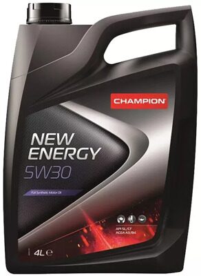 Масло моторное CHAMPION NEW ENERGY 5w30 SL/CF A3/B4-12 (4л) синт.