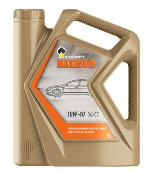 Масло моторное Роснефть Maximum 10w40 SG/CD (5л) п/с
