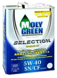 Масло моторное MOLY GREEN SELECTION 5w40 SN/CF (4л) ХИТ