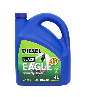 Масло моторное EAGLE BLACK Diesel 10w40 CG-4 CF-4 (4л) п/с