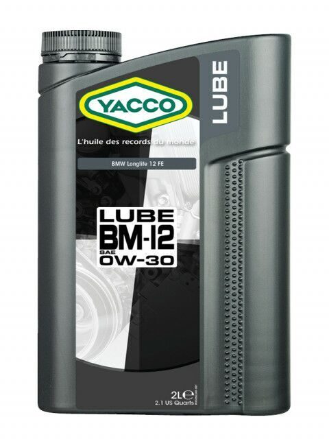 Масло моторное YACCO LUBE BM12 0w30 C2 (2л) синт.