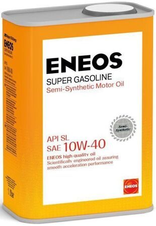 Масло моторное ENEOS Super Gasoline SL 10w40 (1л) п/с