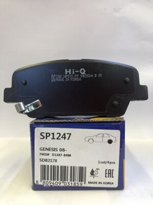 Тормозные колодки зад SANGSIN SP 1247 (NIBK PN 0415) HYUNDAI Santa FE 06-,12-,KIA Sorento 09-