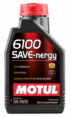 Масло моторное MOTUL 6100 SAVE-NERGY 5w30 A5/B5 (1л) синт. 107952 ХИТ