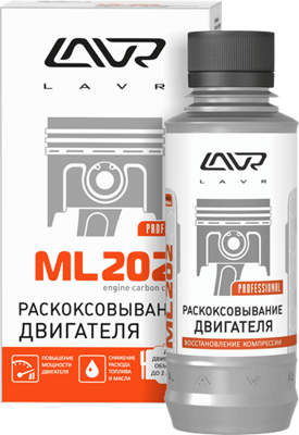 Раскоксовка двигателя LAVR ML202 (до 2-х литров) (185мл) Ln2502