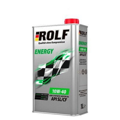 Масло моторное ROLF Energy 10w40 SL/CF (1л) п/с. (металл)