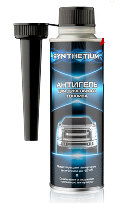 Антигель SYNTHETIUM для дизельного топлива (на 70л), жестяной флакон с лейкой AC-1205