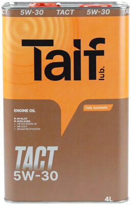 Масло моторное TAIF TACT 5w30 SL/CF (4л) синт.