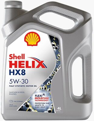 Масло моторное Shell Helix HX8 5w30 SN/CF (4л) синт.