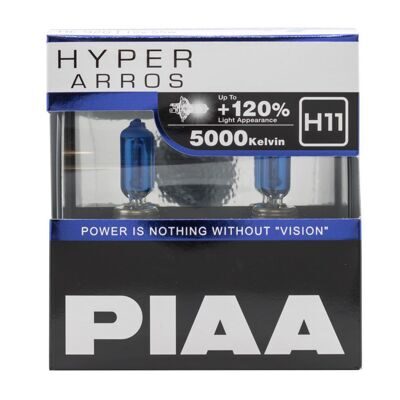 Лампа галоген PIAA HYPER ARROS +120% (TYPE H11) (5000K) 55W