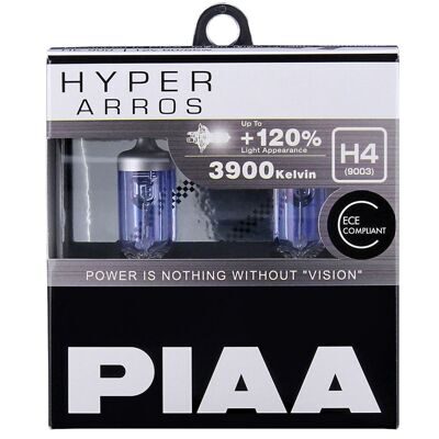 Лампа галоген PIAA HYPER ARROS +120% (TYPE H4) (3900K) 55W